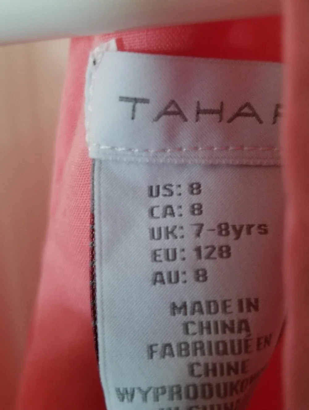 Tahari Girls dress Size 8